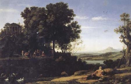 Claude Lorrain Landscape with Apollo and the Muses (mk17) Sweden oil painting art